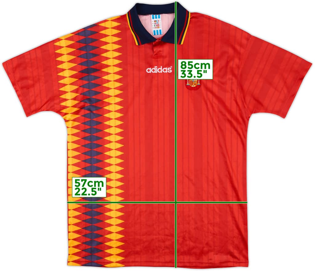 1994-96 Spain Home Shirt - 9/10 - (XL)