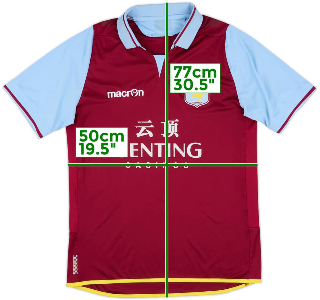 2012-13 Aston Villa Home Shirt - 5/10 - (M)