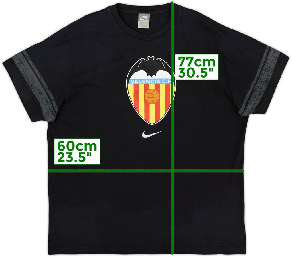 2008-09 Valencia Nike Cotton Tee - 9/10 - (XXL)