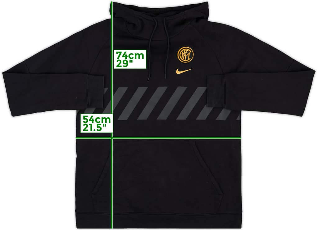 2019-20 Inter Milan Nike Hooded Top - 8/10 - (M)