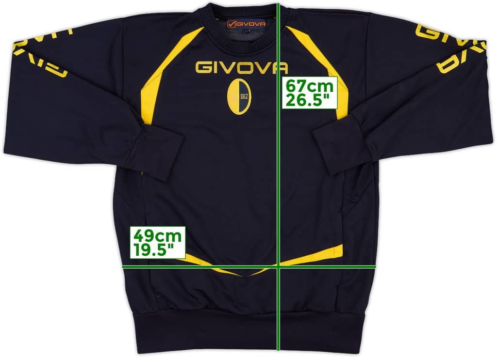 2009-10 Chievo Verona Givova Sweat Top - 7/10 - (M)