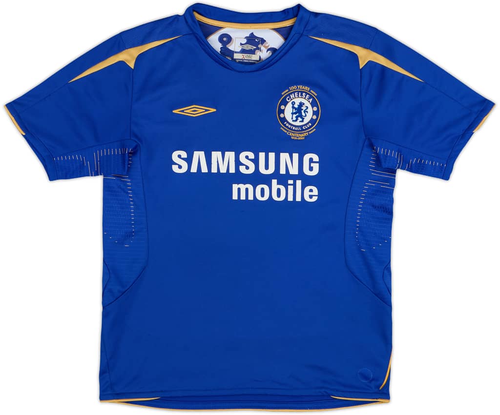 2005-06 Chelsea Centenary Home Shirt - 5/10 - (M.Boys)