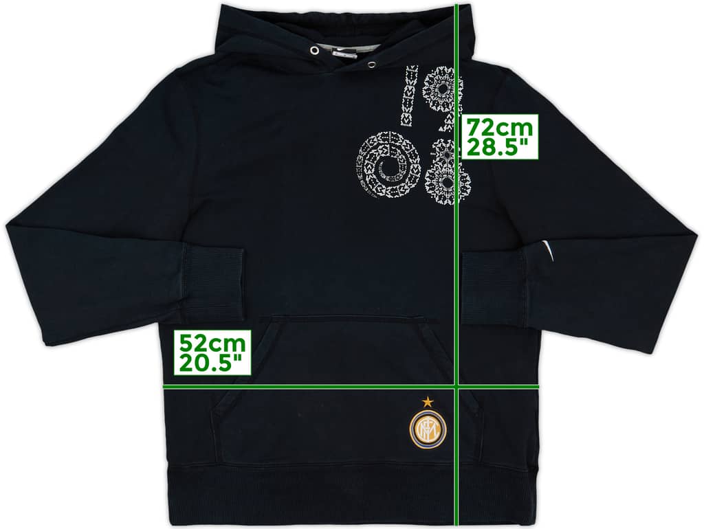 2011-12 Inter Milan Nike Hooded Top - 8/10 - (M)