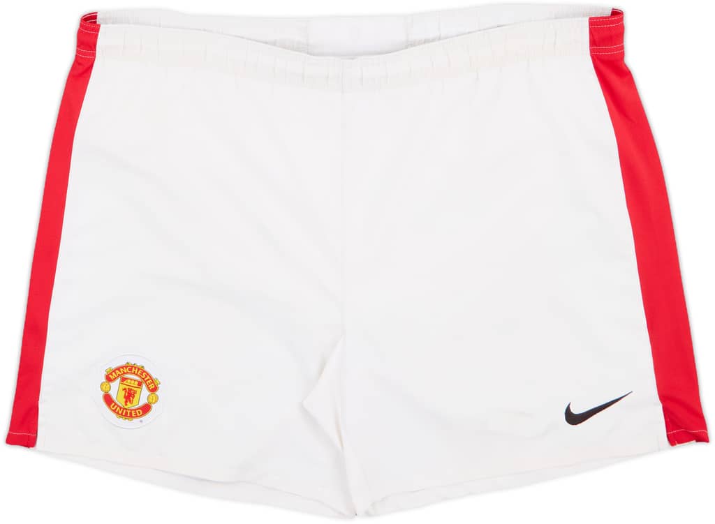 2009-10 Manchester United Home Shorts - 5/10 - (XL)