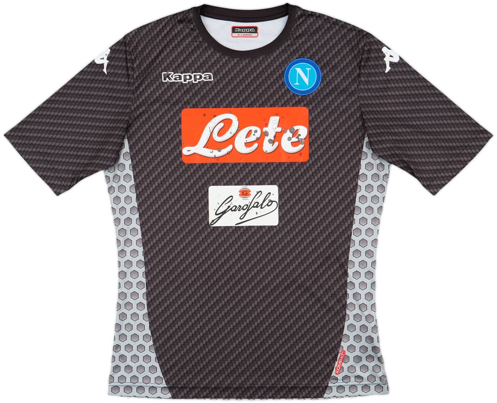 2017-18 Napoli Fourth Shirt - 4/10 - (XL)