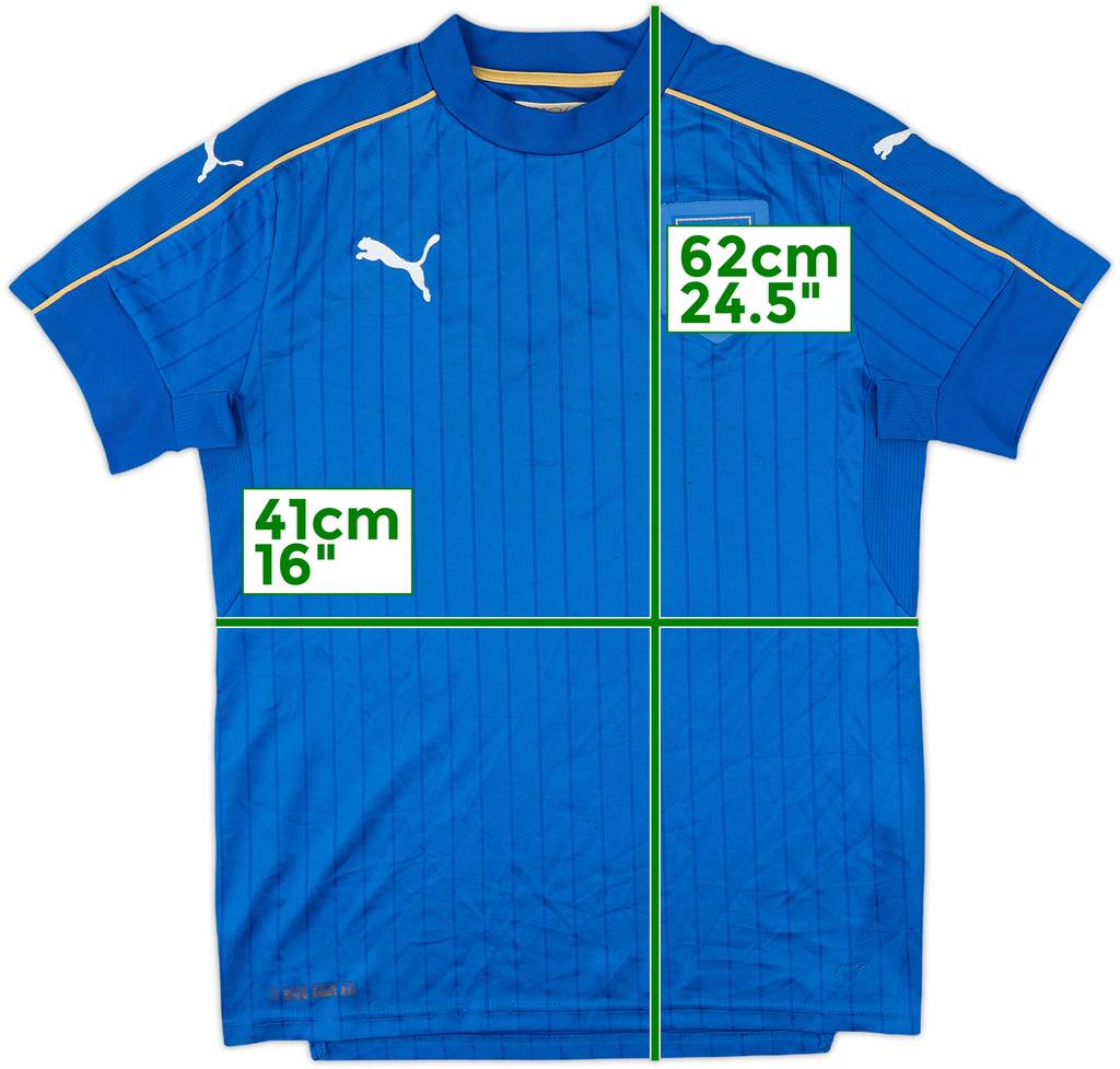 2016-17 Italy Home Shirt - 6/10 - (XS)