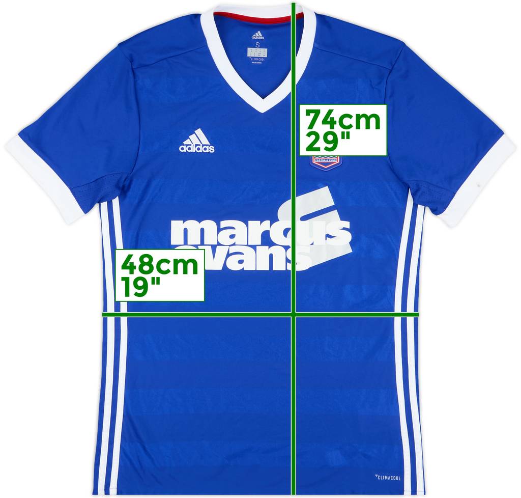 2017-18 Ipswich Home Shirt - 8/10 - (S)