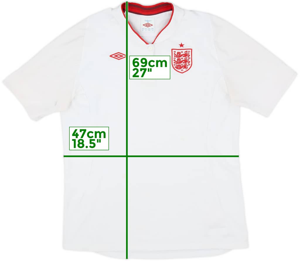 2012-13 England Home Shirt - 5/10 - (Women's L)