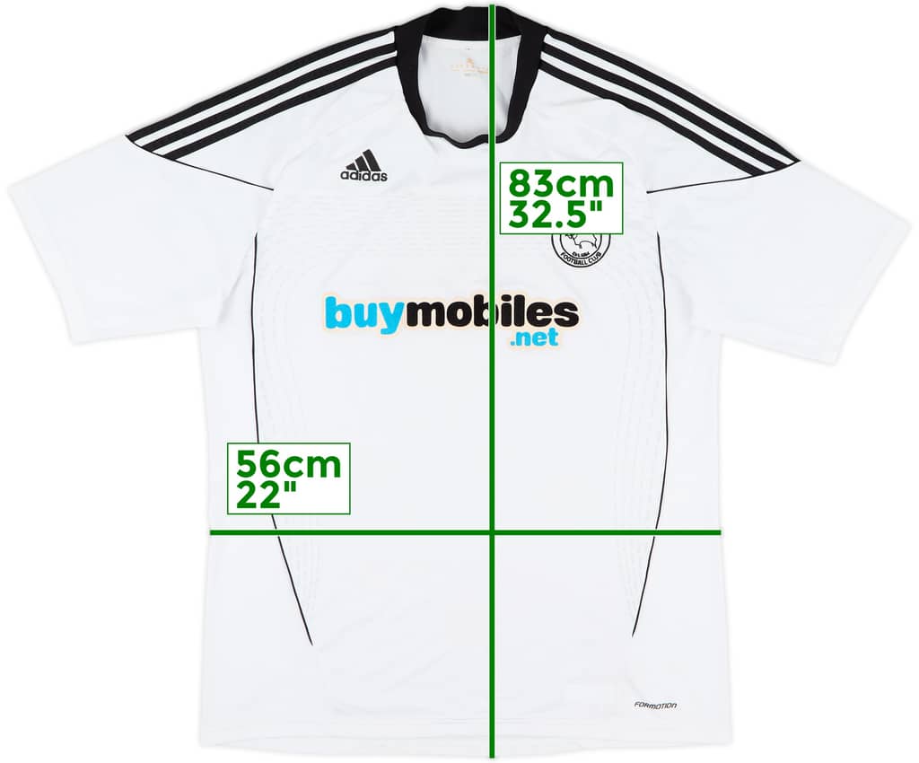 2010-11 Derby County Home Shirt - 7/10 - (XL)