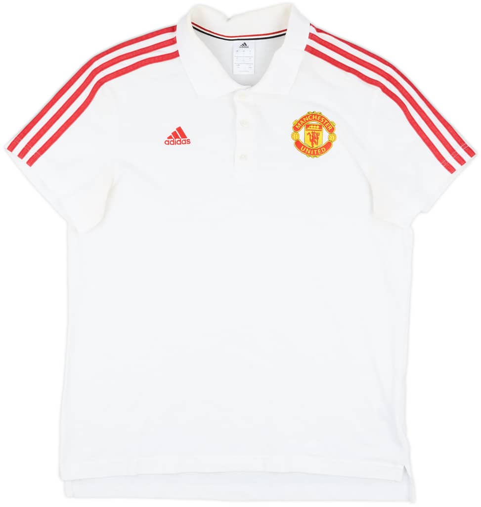 2015-16 Manchester United adidas Polo Shirt - 7/10 - (L)