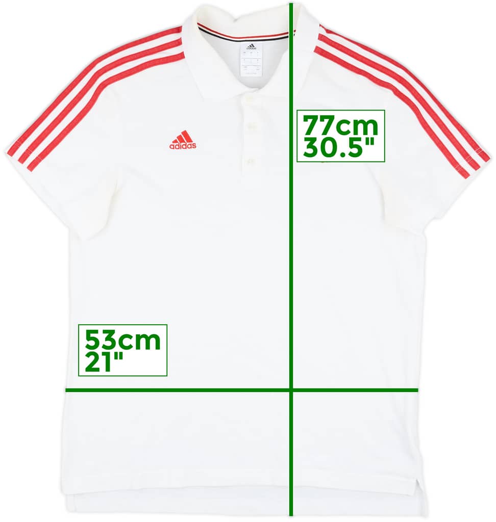 2015-16 Manchester United adidas Polo Shirt - 7/10 - (L)