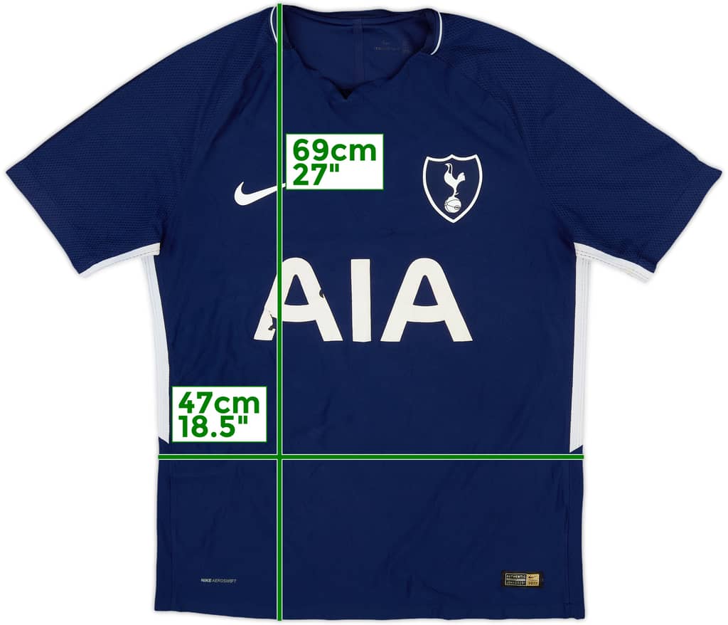 2017-18 Tottenham Authentic Away Shirt - 4/10 - (M)