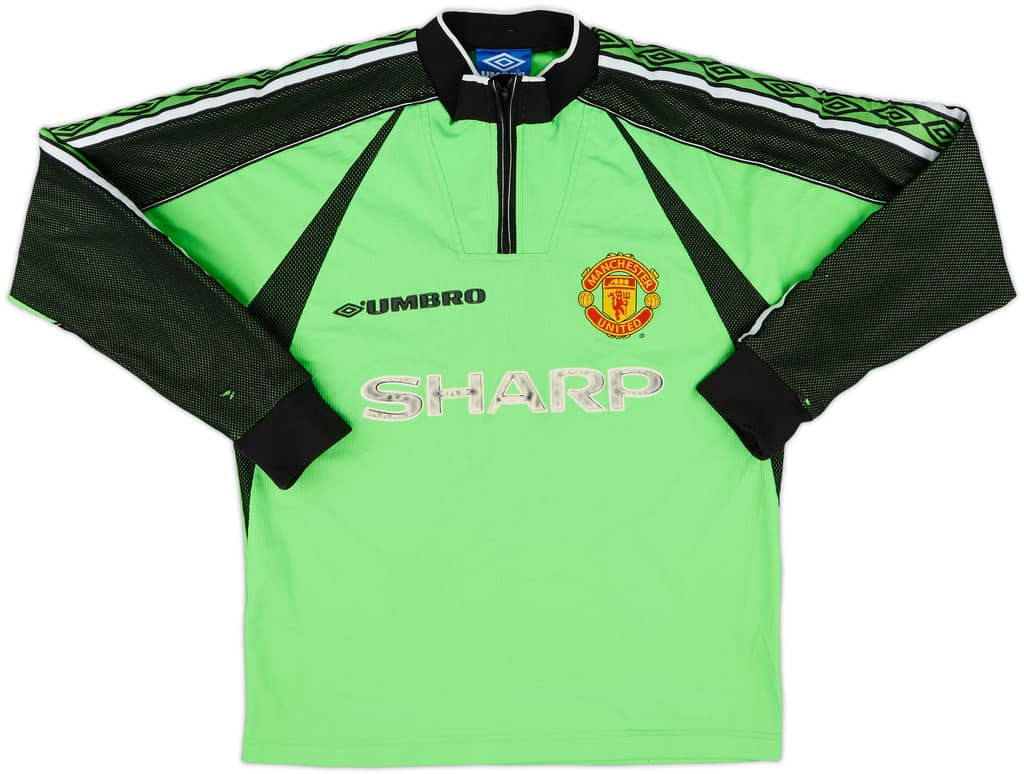 1999-00 Manchester United GK Shirt - 5/10 - (Y)
