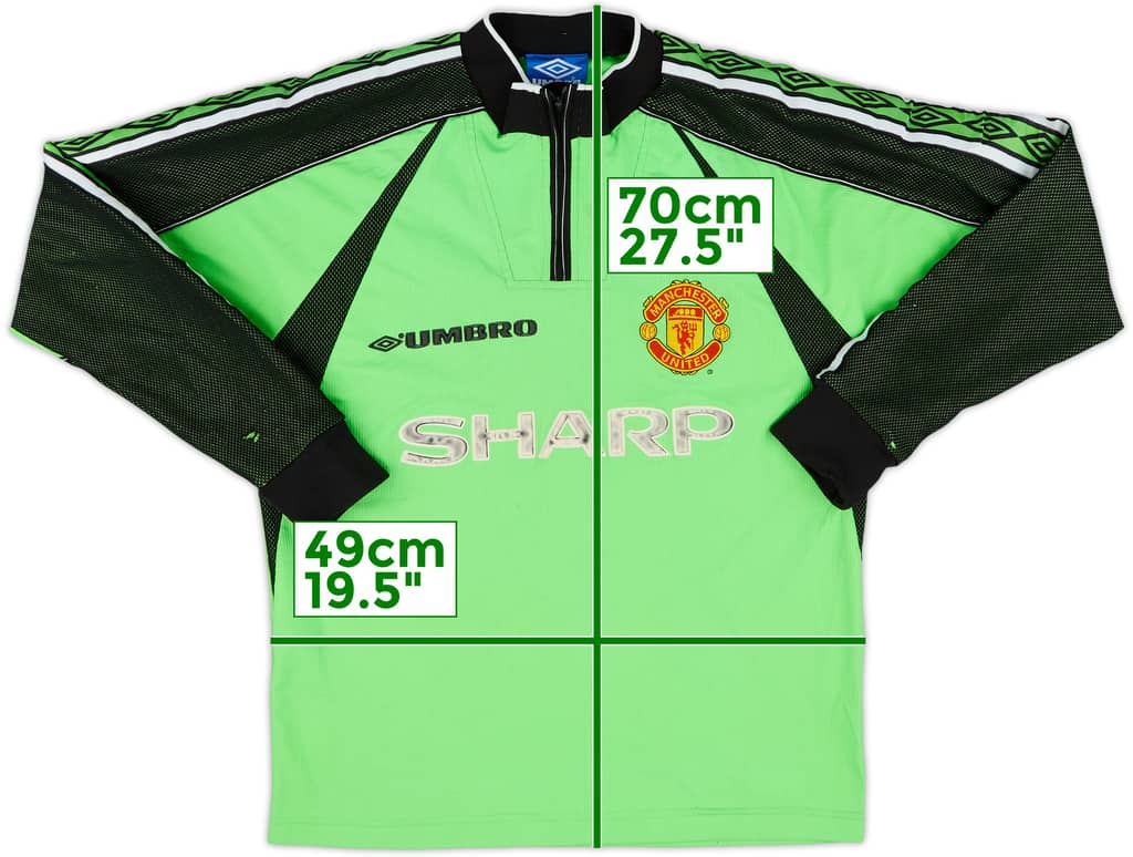 1999-00 Manchester United GK Shirt - 5/10 - (Y)