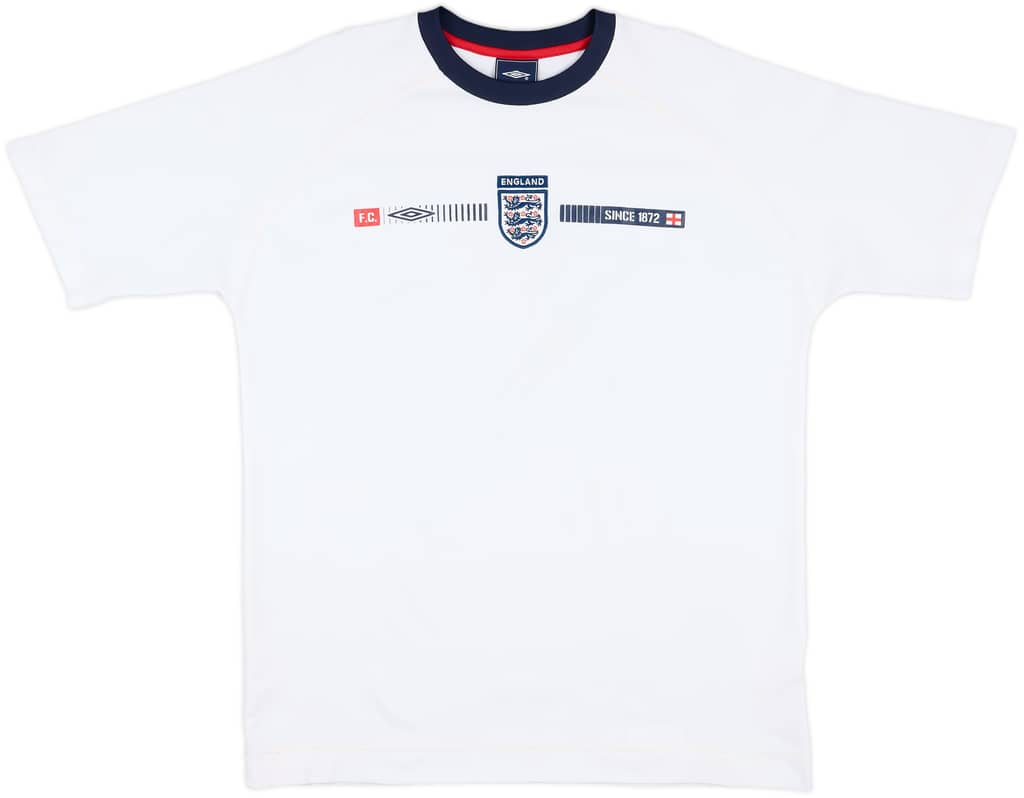 2002-03 England Umbro Training Shirt - 6/10 - (L)