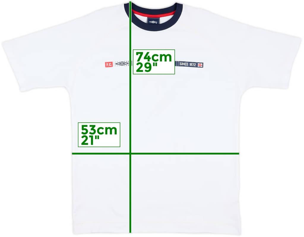 2002-03 England Umbro Training Shirt - 6/10 - (L)