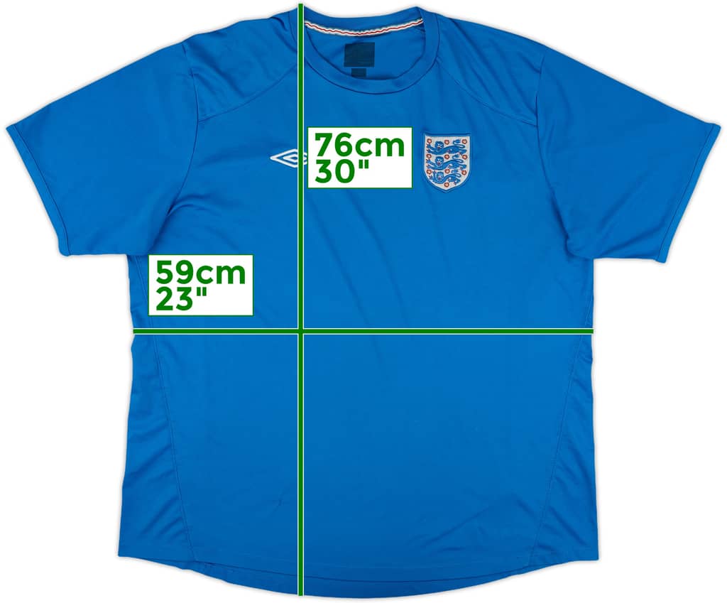 2010-11 England Umbro Training Shirt - 6/10 - (XXL)