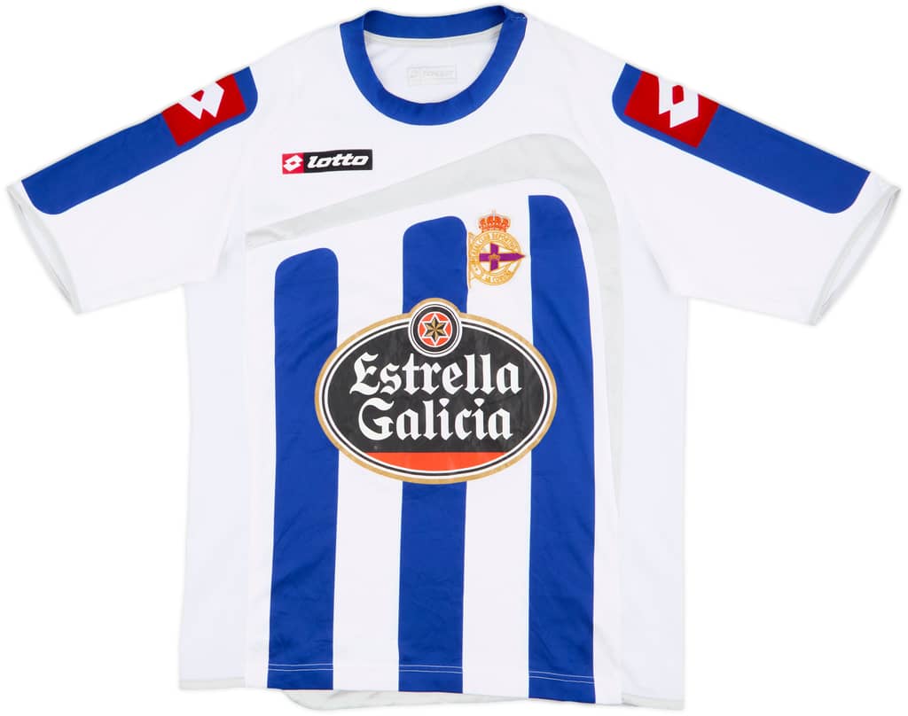 2010-11 Deportivo de La Coruna Home Shirt - 8/10 - (S)