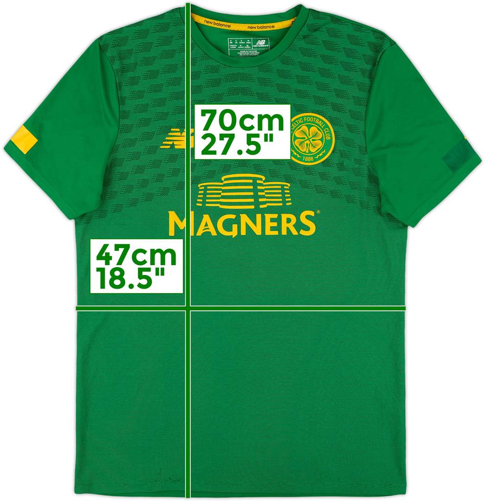 2019-20 Celtic New Balance Training Shirt - 9/10 - (S)