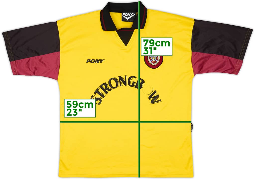 1996-97 Hearts Away Shirt - 4/10 - (L)