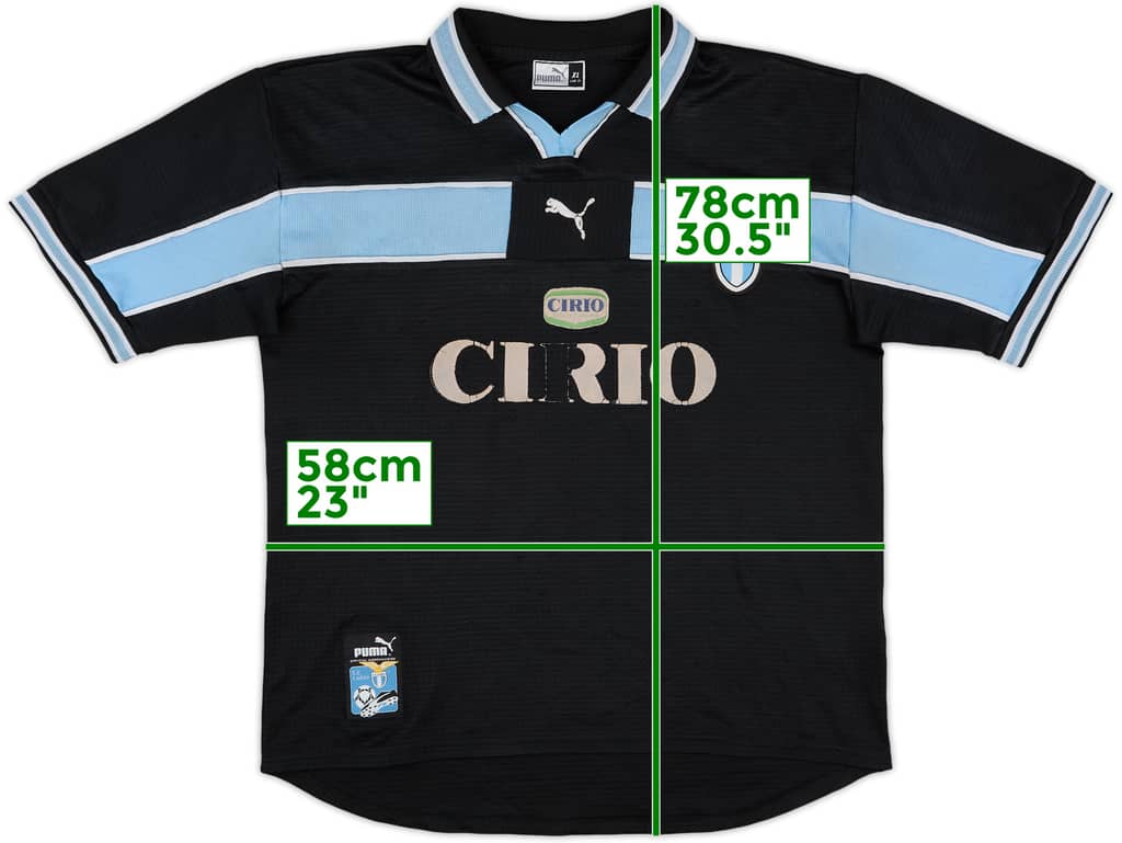 1998-99 Lazio Away Shirt - 4/10 - (XL)