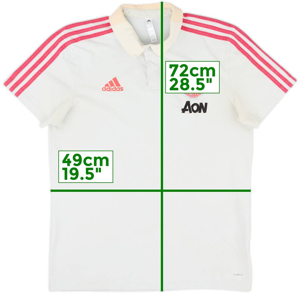 2018-19 Manchester United adidas Polo Shirt - 5/10 - (L)