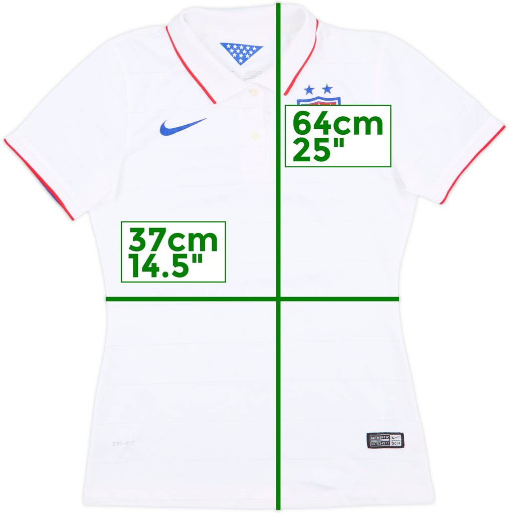 2014-15 USA Home Shirt - 8/10 - (Women's S)