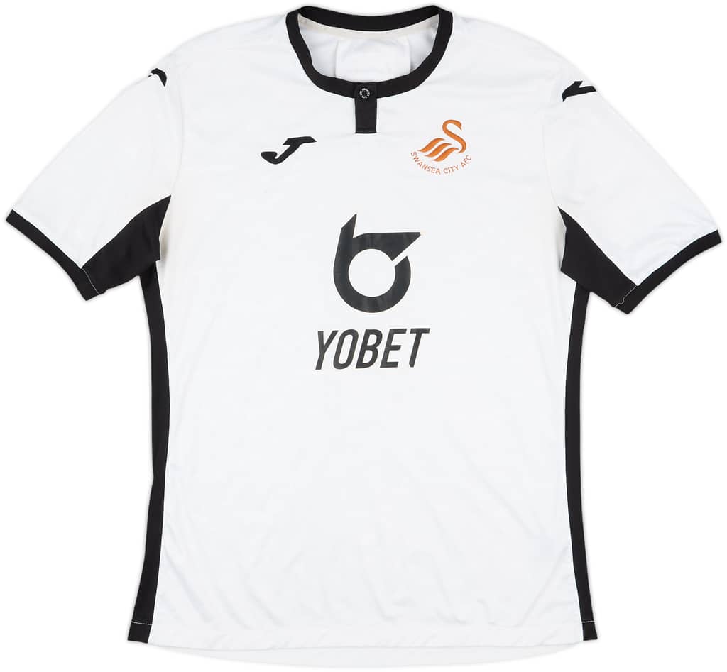 2019-20 Swansea Home Shirt - 4/10 - (M)