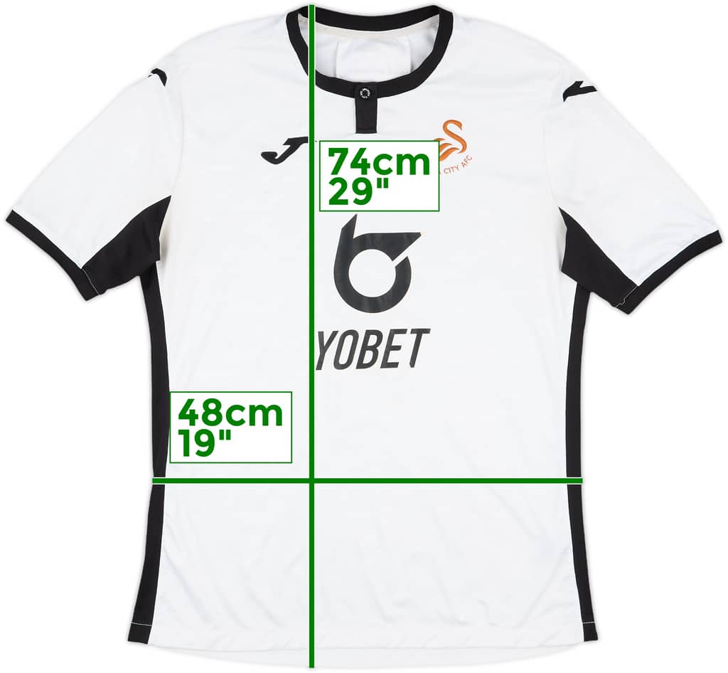 2019-20 Swansea Home Shirt - 4/10 - (M)