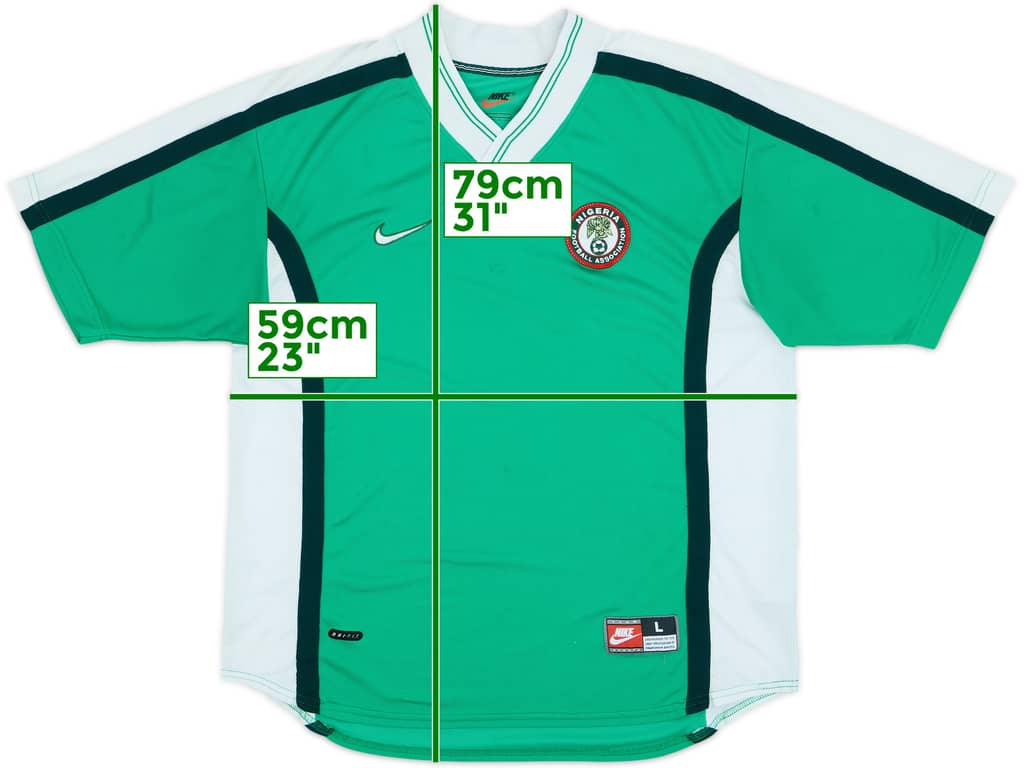 1998-00 Nigeria Home Shirt - 6/10 - (L)
