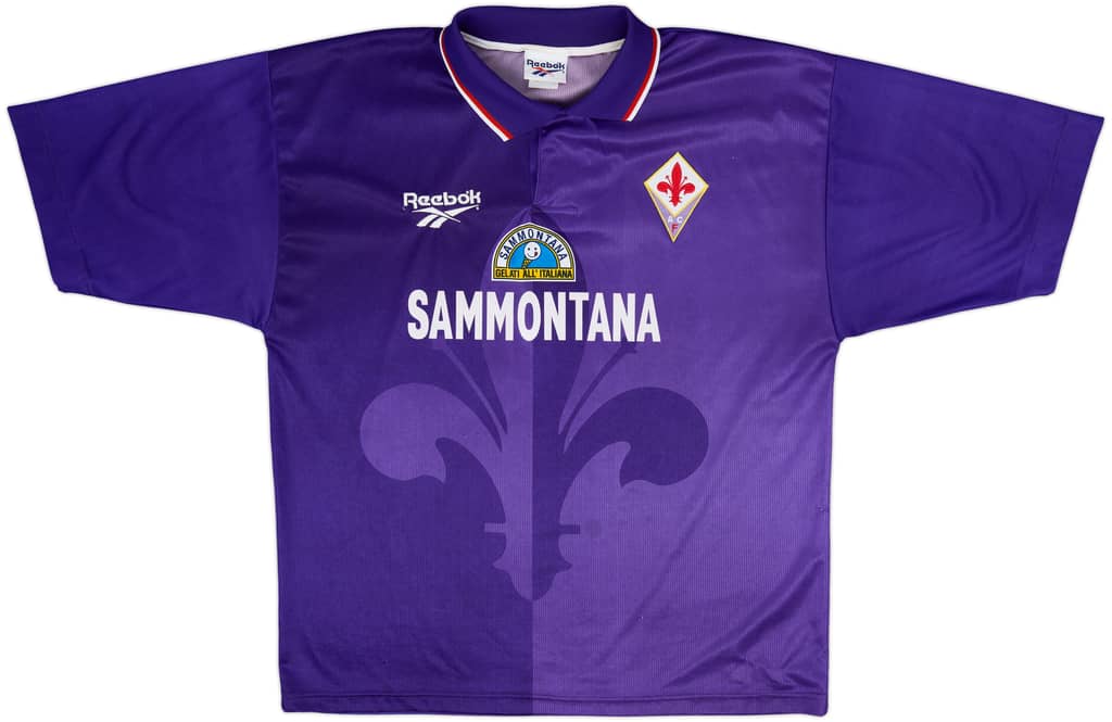 1995-96 Fiorentina Home Shirt - 8/10 - (L)