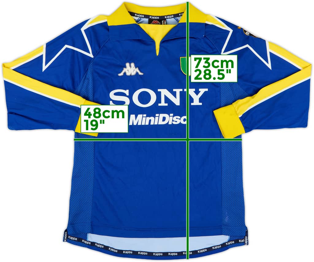 1997-98 Juventus Third L/S Shirt - 8/10 - (S)