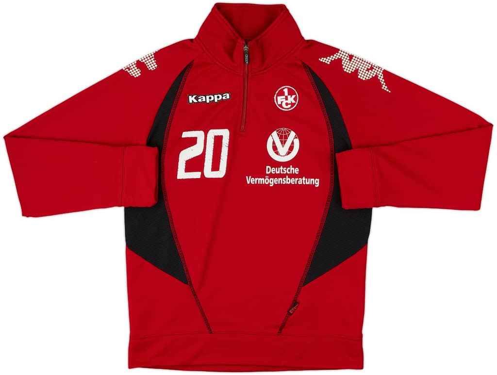 2005-06 Kaiserslautern Player Issue Kappa 1/4 Zip Drill Top #20 - 6/10 - (L)