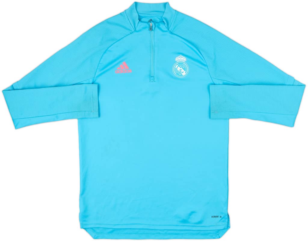 2020-21 Real Madrid adidas 1/4 Zip Drill Top - 5/10 - (M)