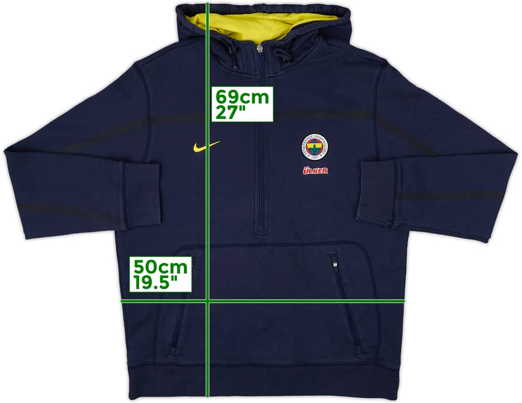 2013-14 Fenerbahce Basketball Nike Hooded Track Jacket - 8/10 - (L)