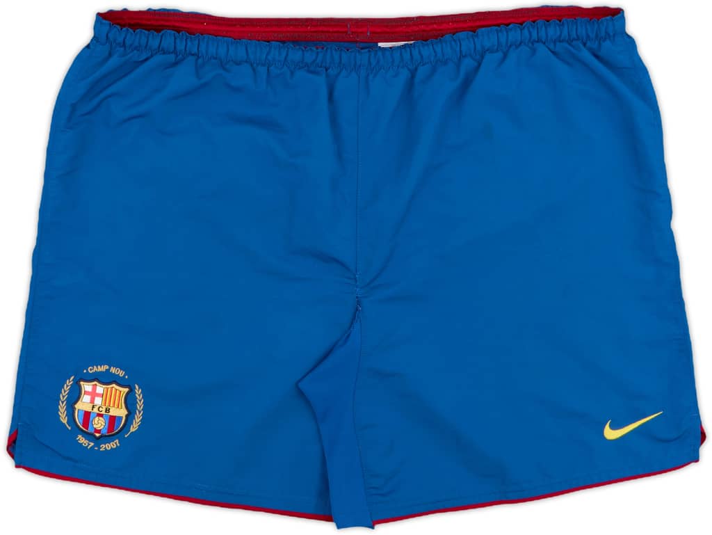 2007-08 Barcelona Home Shorts - 6/10 - (XL)