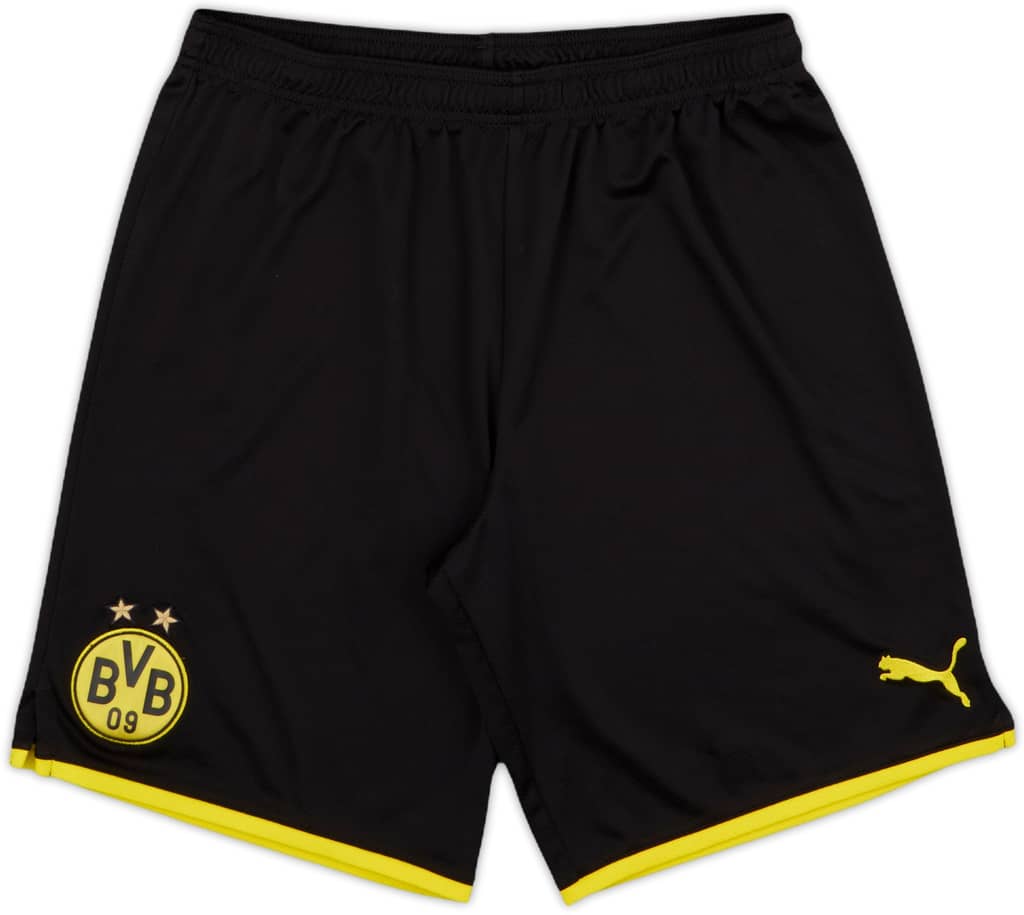2017-18 Borussia Dortund European Home Shorts - 9/10 - (L)