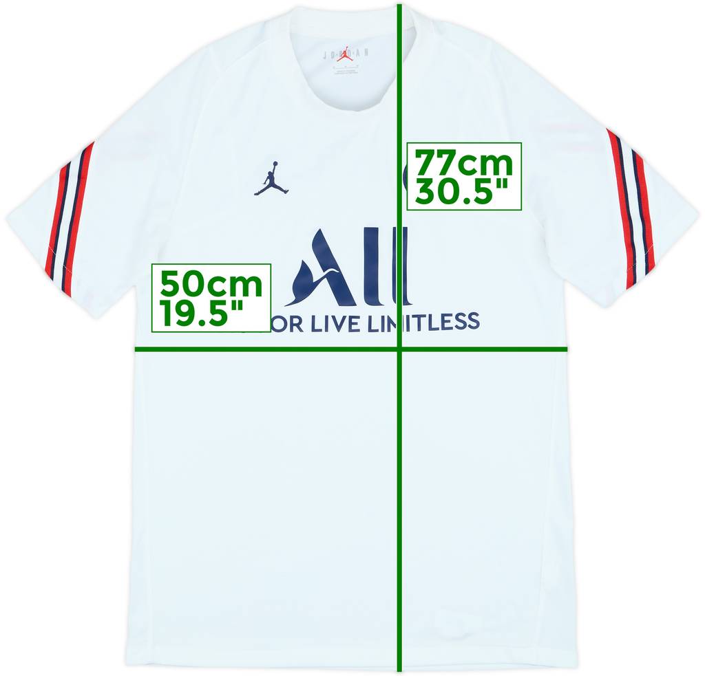 2021-22 Paris Saint-Germain Nike Jordan Training Shirt - 8/10 - (M)