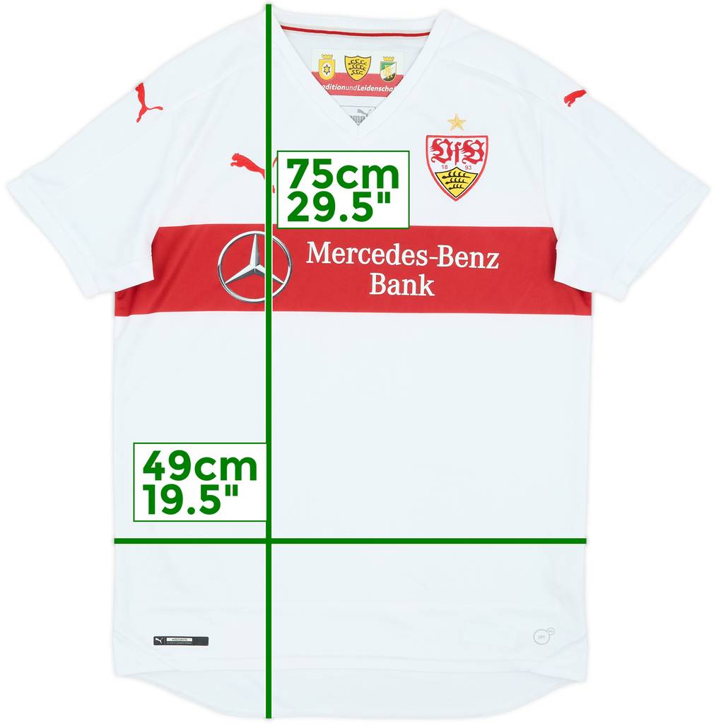 2015-16 Stuttgart Home Shirt - 8/10 - (M)