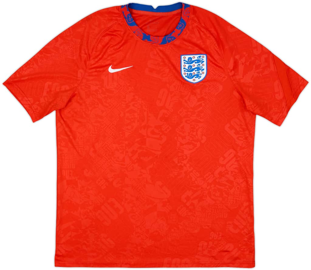 2020-21 England Nike Training Shirt - 8/10 - (XL)