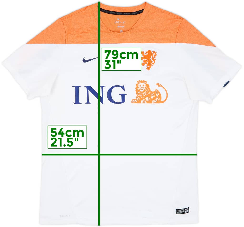 2014-15 Netherlands Nike Training Shirt - 6/10 - (XL)