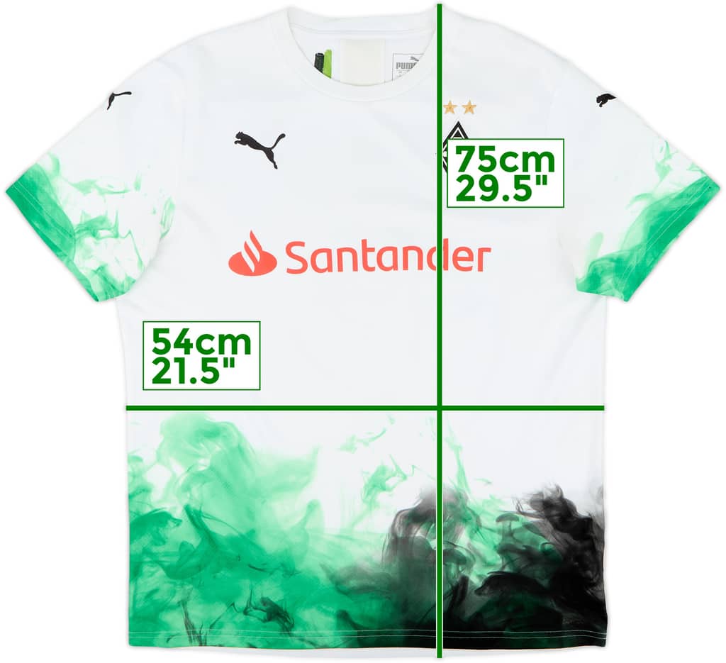 2019-20 Borussia Monchengladbach Home Shirt - 7/10 - (L)