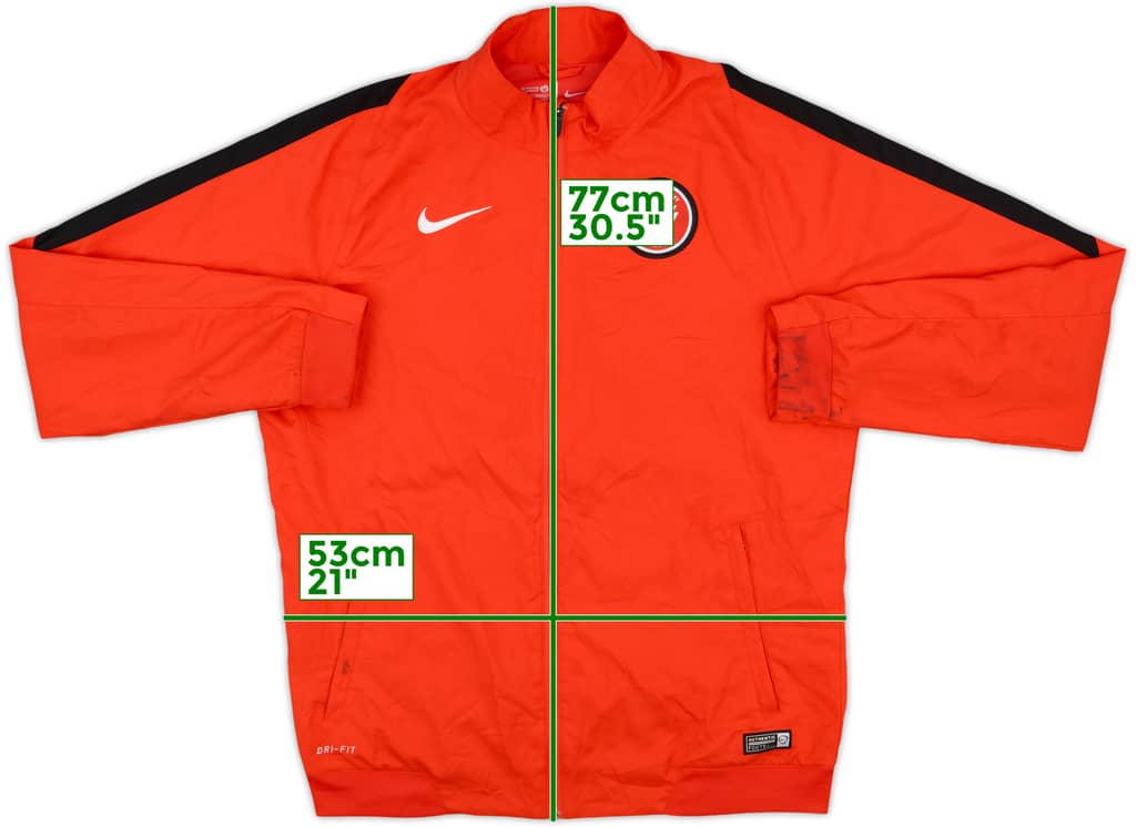 2015-16 Western Sydney Wanderers Nike Track Jacket - 6/10 - (L)