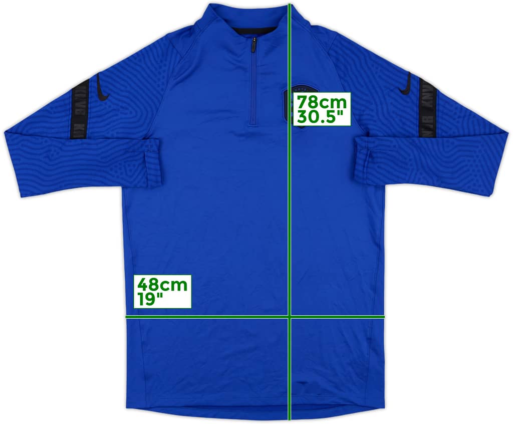 2022-23 Netherlands Nike 1/4 Zip Training Top - 8/10 - (M)
