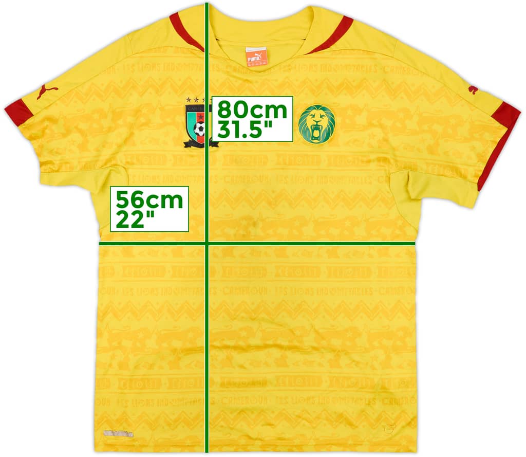 2014-15 Cameroon Away Shirt - 4/10 - (XXL)