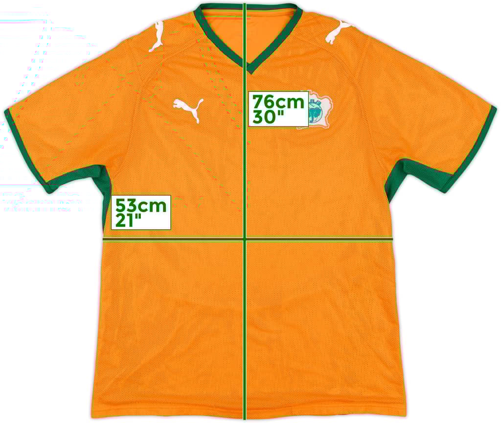 2008-10 Ivory Coast Home Shirt - 5/10 - (M)