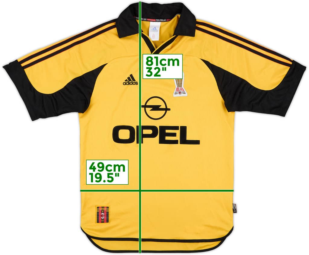 1999-00 AC Milan Centenary Fourth Shirt - 8/10 - (S)
