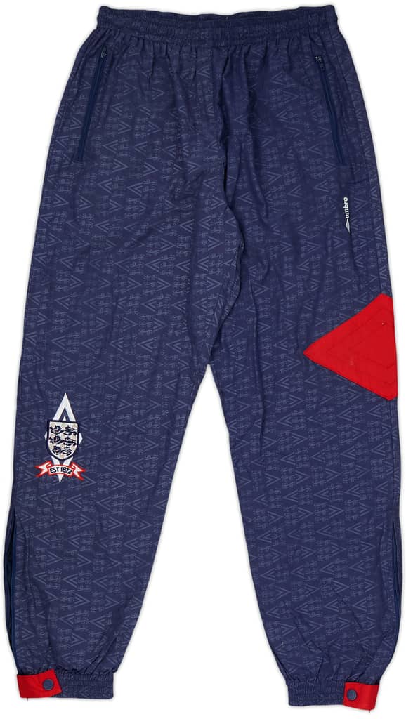 1990-92 England Umbro Track Pants/Bottoms - 6/10 - (L)