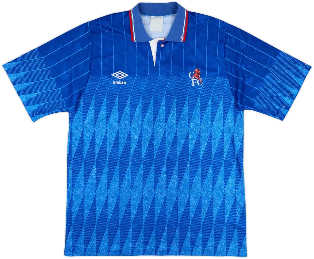 1989-91 Chelsea Home Shirt - 6/10 - (L)