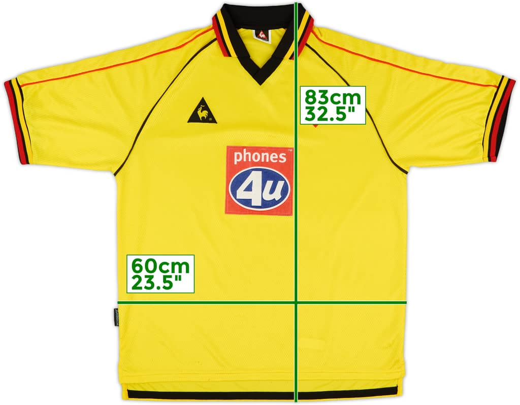 1999-01 Watford Home Shirt - 8/10 - (L)